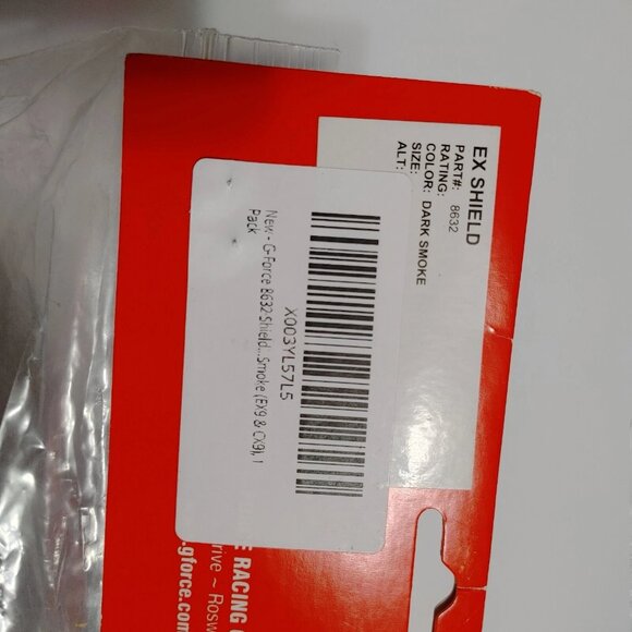 G-Force 8632 Shield Dark Smoke (EX9 & CX9), 1 Pack G-FORCE Racing Gear is a rac - Picture 10 of 11